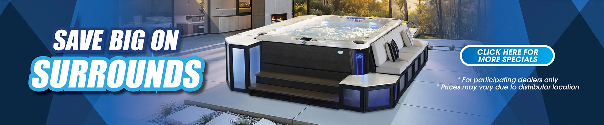 Calspas hot tub being used in a family setting - Casper