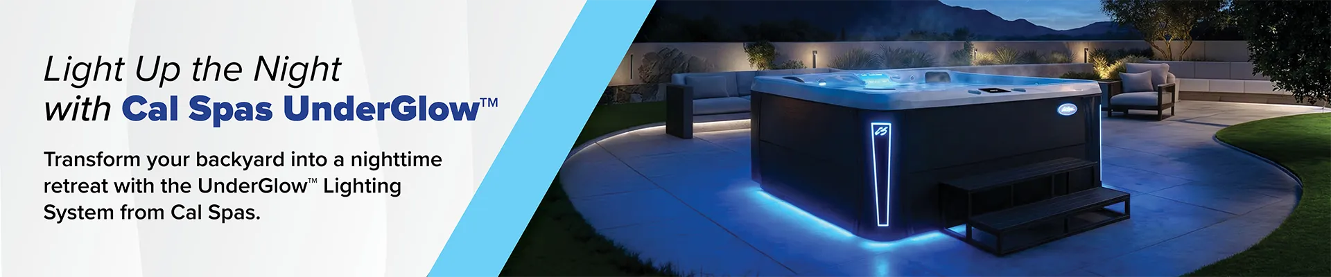 Calspas hot tub being used in a family setting - Casper